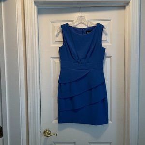 Connected Apparel Royal Blue Dress Petite size 8P
